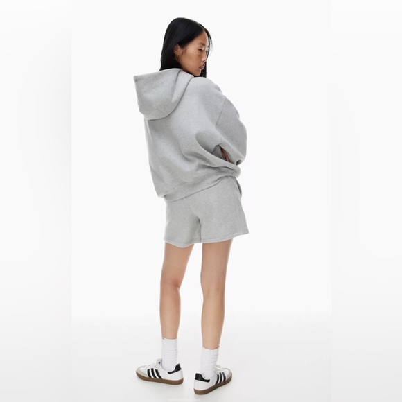 TNA Cozy Fleece Oversized Shorts - Picture 2 of 5